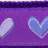 Lilac love hearts